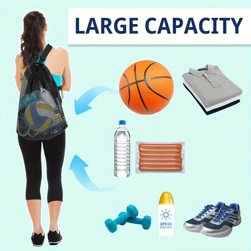 휴대용 스트링 메쉬 백팩 가방 축구 농구 수납 가방 하 - Drawstring Gym Bag 리뷰 및 가격