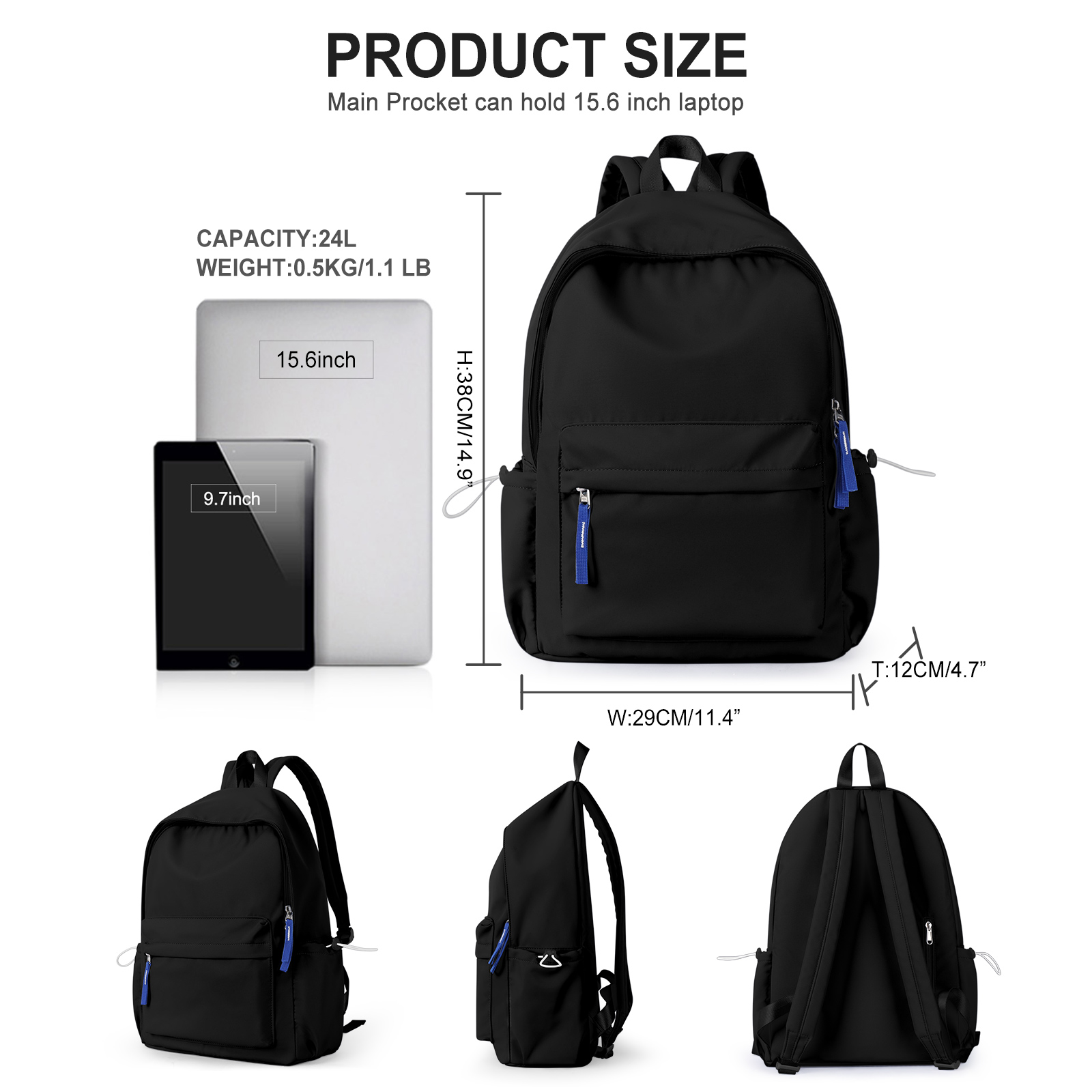학교 배낭, 십대 소년 소녀를위한 남여 클래식 경량 방 - School Backpack Teen 리뷰 및 가격
