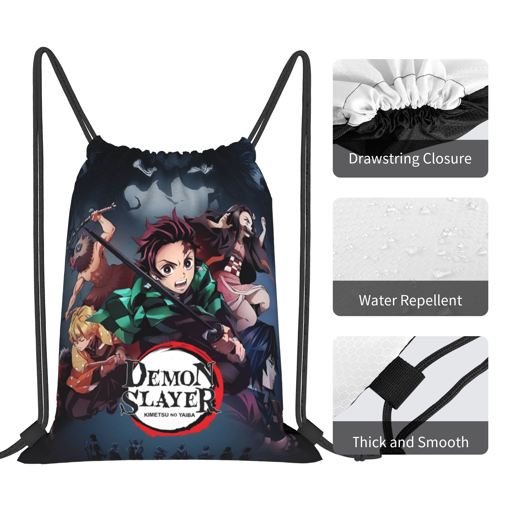 맞춤형 D-Demons Slayers Drawstrin - Drawstring Gym Bag 리뷰 및 가격