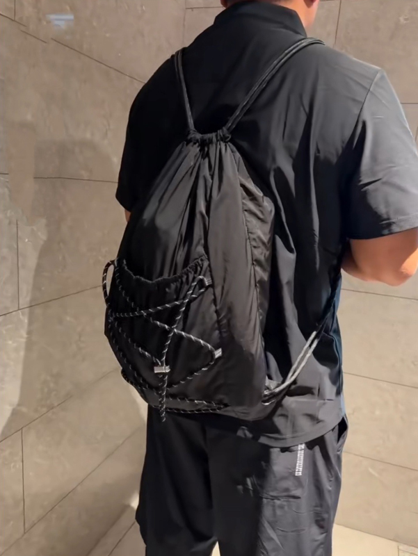 SHELKSBAG 유니섹스 주름 나일론 드로스트링 백팩 - Drawstring Gym Bag 리뷰 및 가격
