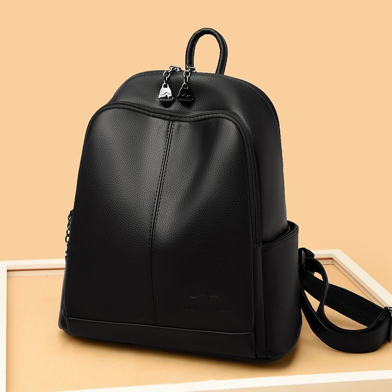 새로운 한국산 소프트 PU 가죽 대용량 여행용 백팩 여 - Travel Backpack Anti Theft 리뷰 및 가격